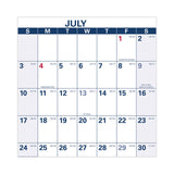 AT-A-GLANCE® Academic Erasable Reversible Extra Large Wall Calendar, 48 x 32, White/Blue/Red, 12 Month (July to June): 2025 to 2026 (AAGPM36AP28) Each