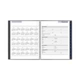 AT-A-GLANCE® DayMinder Academic Monthly Desktop Planner, Twin-Wire Binding, 11 x 8.5, Charcoal Cover, 12-Month (July to June): 2025-2026 (AAGAYC47045) Each