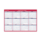 AT-A-GLANCE® Academic Erasable Reversible Extra Large Wall Calendar, 48 x 32, White/Blue/Red, 12 Month (July to June): 2025 to 2026 (AAGPM36AP28) Each