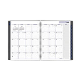 AT-A-GLANCE® DayMinder Academic Monthly Desktop Planner, Twin-Wire Binding, 11 x 8.5, Charcoal Cover, 12-Month (July to June): 2025-2026 (AAGAYC47045) Each