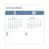 AT-A-GLANCE® Academic Large Print Desk Pad, 21.75 x 17, White/Blue Sheets, 12 Month (July to June): 2025 to 2026 (AAGSKLPAY32) Each