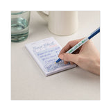 BIC® ReVolution Clic Stic Ballpoint Pen, Retractable, Medium 1 mm, Blue Ink, Translucent Frost/Blue Barrel, 48/Pack (BICCSEM48BE) Pack of 48