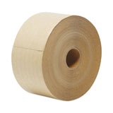 General Supply Glass-Fiber Reinforced Gummed Kraft Sealing Tape, 3" Core, 3" x 375 ft, Brown, 8/Carton (UNV7300) Carton of 8 Rolls
