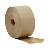 General Supply Glass-Fiber Reinforced Gummed Kraft Sealing Tape, 3" Core, 3" x 375 ft, Brown, 8/Carton (UNV7300) Carton of 8 Rolls