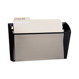 Universal® Metal Mesh Wall File, Letter Size, 14" x 3.1" x 8.2", Black (UNV20026) Each
