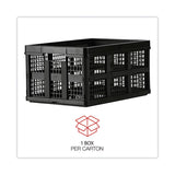 Universal® Filing/Storage Tote, Letter Files, 20.13" x 14.63" x 10.75", Black (UNV40015) Each