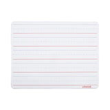 Universal® Lap/Learning Dry-Erase Board, Penmanship Ruled, 11.75 x 8.75, White Surface, 6/Pack (UNV43911) Pack of 6