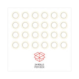Universal® General-Purpose Masking Tape, 3" Core, 48 mm x 54.8 m, Beige, 24/Carton (UNV51302CT) Case of 36