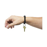 Universal® Wrist Coil Plus Key Ring, Plastic, Assorted Colors, 6/Pack (UNV56051) Pack of 6