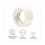 Universal® General-Purpose Box Sealing Tape, 3" Core, 1.88" x 54.6 yds, Clear (UNV61000) 1 Roll