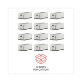 Universal® Deluxe Quick Set-up String-and-Button Boxes, Legal Files, White, 12/Carton (UNV75131) Case of 12