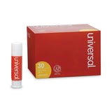 Universal® Glue Stick Value Pack, 0.28 oz, Applies and Dries Clear, 30/Pack (UNV75748VP) Pack of 30