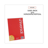 Universal® Clear L-Style Freestanding Frame, 8.5 x 11 Insert, 3/Pack (UNV76852) Pack of 3