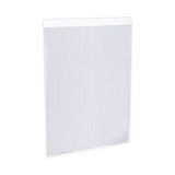 Universal® Wall Mount Sign Holder, 8.5 x 11, Vertical, Clear (UNV76882) Pack of 2