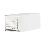 Universal® Heavy-Duty Storage Drawers, Letter Files, 14" x 25.5" x 11.5", White, 6/Carton (UNV85300) Carton of 6