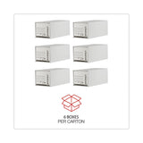 Universal® Heavy-Duty Storage Drawers, Letter Files, 14" x 25.5" x 11.5", White, 6/Carton (UNV85300) Carton of 6