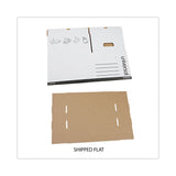 Universal® Heavy-Duty Fast Assembly Lift-Off Lid Storage Box, Letter/Legal Files, White, 12/Carton (UNV95224) Case of 12