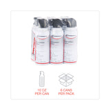 Innovera® Compressed Air Duster Cleaner, 10 oz Can, 6/Pack (IVR10016) Pack of 6