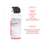 Innovera® Compressed Air Duster Cleaner, 10 oz Can, 6/Pack (IVR10016) Pack of 6