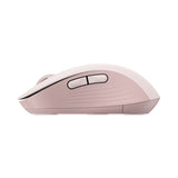 Logitech® Signature M650 Wireless Mouse, Medium, 2.4 GHz Frequency, 33 ft Wireless Range, Right Hand Use, Rose (LOG910006251) Each