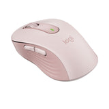 Logitech® Signature M650 Wireless Mouse, Medium, 2.4 GHz Frequency, 33 ft Wireless Range, Right Hand Use, Rose (LOG910006251) Each