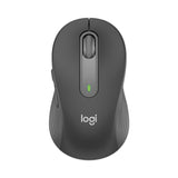 Logitech® Signature M650 for Business Wireless Mouse, Large, 2.4 GHz Frequency, 33 ft Wireless Range, Right Hand Use, Graphite (LOG910006346) Each