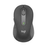 Logitech® Signature M650 for Business Wireless Mouse, Medium, 2.4 GHz Frequency, 33 ft Wireless Range, Right Hand Use, Graphite (LOG910006272) Each