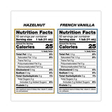 Coffee mate® Liquid Coffee Creamer, French Vanilla/Hazelnut/Italian Sweet Creme/Original, 0.37 oz, 200/CT, Ships in 1-3 Business Days (GRR28300012) Each