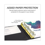 Samsill® Classic Collection Ring Binder, 3 Rings, 2" Capacity, 11 x 8.5, Black (SAM15160) Each