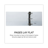 Samsill® Earth's Choice Plant-Based Round Ring View Binder, 3 Rings, 5" Capacity, 11 x 8.5, White (SAM18907) Each