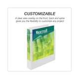 Samsill® Earth's Choice Plant-Based Round Ring View Binder, 3 Rings, 1.5" Capacity, 11 x 8.5, White (SAM18957) Each