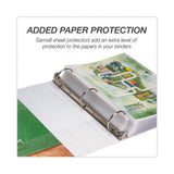 Samsill® Earth's Choice Plant-Based Round Ring View Binder, 3 Rings, 2" Capacity, 11 x 8.5, White (SAM18967) Each