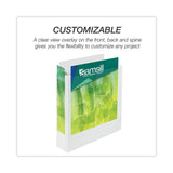 Samsill® Earth's Choice Plant-Based Round Ring View Binder, 3 Rings, 3" Capacity, 11 x 8.5, White (SAM18987) Each