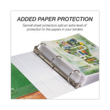 Samsill® Earth's Choice Plant-Based Round Ring View Binder, 3 Rings, 3" Capacity, 11 x 8.5, White (SAM18987) Each