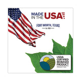 Samsill® Earth's Choice Plant-Based Round Ring View Binder, 3 Rings, 4" Capacity, 11 x 8.5, White (SAM18997) Each