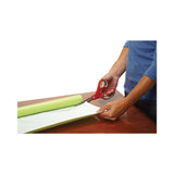 Scotch® Multi-Purpose Scissors, 8" Long, 3.38" Cut Length, Gray/Red Straight Handle (MMM1428) Each