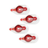 Scotch® Tape Runner, 0.31" x 49 ft, Dries Clear, 4/Pack (MMM6055BNS) Pack of 4