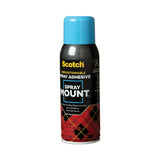 Scotch® Spray Mount Repositionable Adhesive, 10.25 oz, Dries Clear (MMM6065) Each