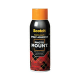 Scotch® Photo Mount Spray Adhesive, 10.25 oz, Dries Clear (MMM6094) Each