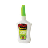 Scotch® Super Glue No-Run Gel with Precision Applicator, 0.14 oz, Dries Clear (MMMAD125)