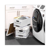 Bankers Box® STOR/FILE Storage Box, Letter/Legal Files, 12.5" x 16.25" x 10.5", White, 6/Pack (FEL5703604) Pack of 6