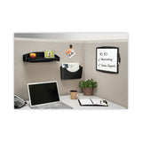 Fellowes® Plastic Partition Additions File Pocket, Letter Size, 14" x 2.5" x 7.75", Dark Graphite (FEL75275) Each
