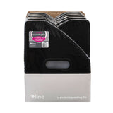 C-Line® Vertical Expanding File, 10" Expansion, 13 Sections, 1/12-Cut Tabs, Letter Size, Black (CLI58810) Each
