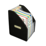 C-Line® Vertical Expanding File, 10" Expansion, 13 Sections, 1/12-Cut Tabs, Letter Size, Black (CLI58810) Each