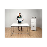 Bankers Box® DATA-PAK Storage Boxes, Letter Files, 13.75" x 17.75" x 13", White/Blue, 12/Carton (FEL00648) Carton of 12