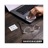 Bausch & Lomb Antibacterial Office Equipment Wet Wipes, Cloth, 5 x 8, Unscented, White, 100/Box (BAL8595) Box of 100