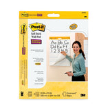 Post-it® Easel Pads Super Sticky Self-Stick Wall Pad, Manuscript Format (Primary 3" Rule), 20 x 23, White, 20 Sheets, 2/Pack (MMM566PRL) Pack of 20