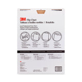 3M™ Professional Flip Chart, Unruled, 25 x 30, White, 40 Sheets, 2/Carton (MMM570) Carton of 2