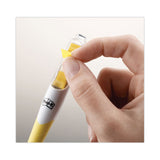 Post-it® Flag+ Highlighter, Assorted Ink/Flag Colors, Chisel Tip, Assorted Barrel Colors, 3/Pack (MMM689HL3) Pack of 3