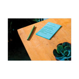 Post-it® Notes Original Pads in Beachside Cafe Collection Colors, Note Ruled, 4" x 6", 100 Sheets/Pad, 5 Pads/Pack (MMM6605PKAST) Pack of 5